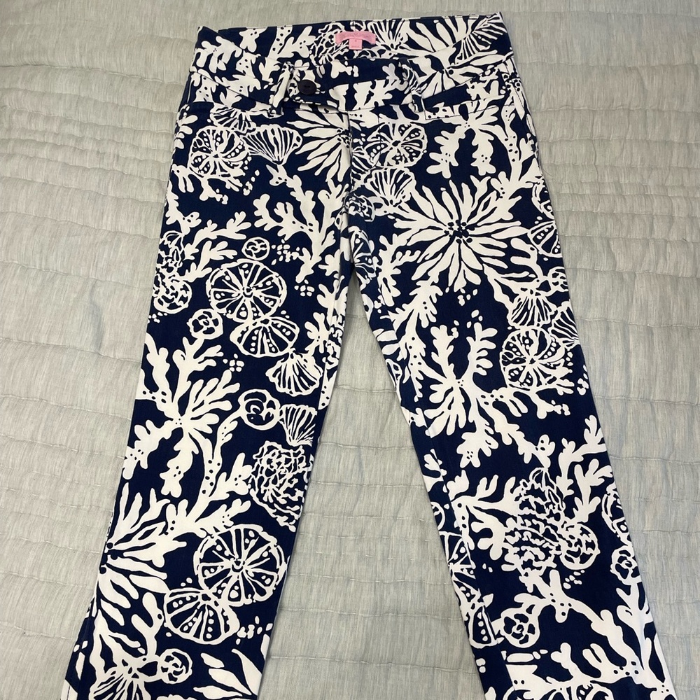 Lilly Pulitzer knit printed ankle pant